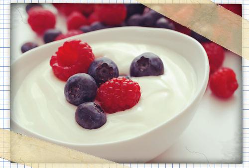 Gelato frutta e yogurt